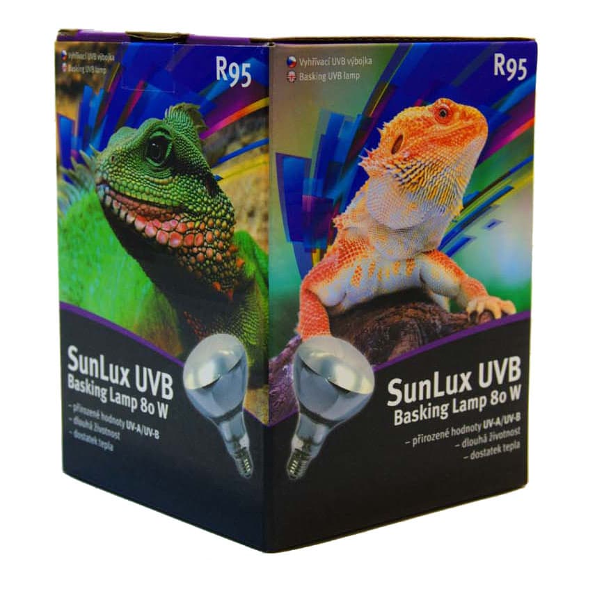 SunLux UVB Basking Lamp 80W R95